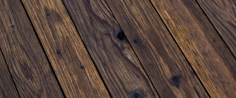 dark brown deck wood