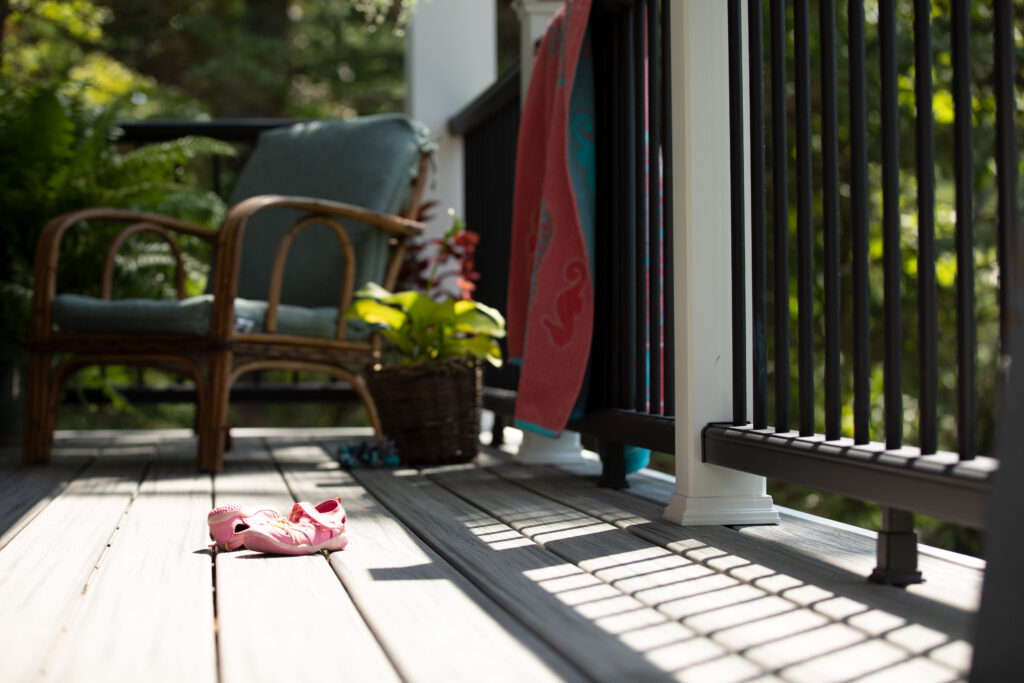 chair on composite deck