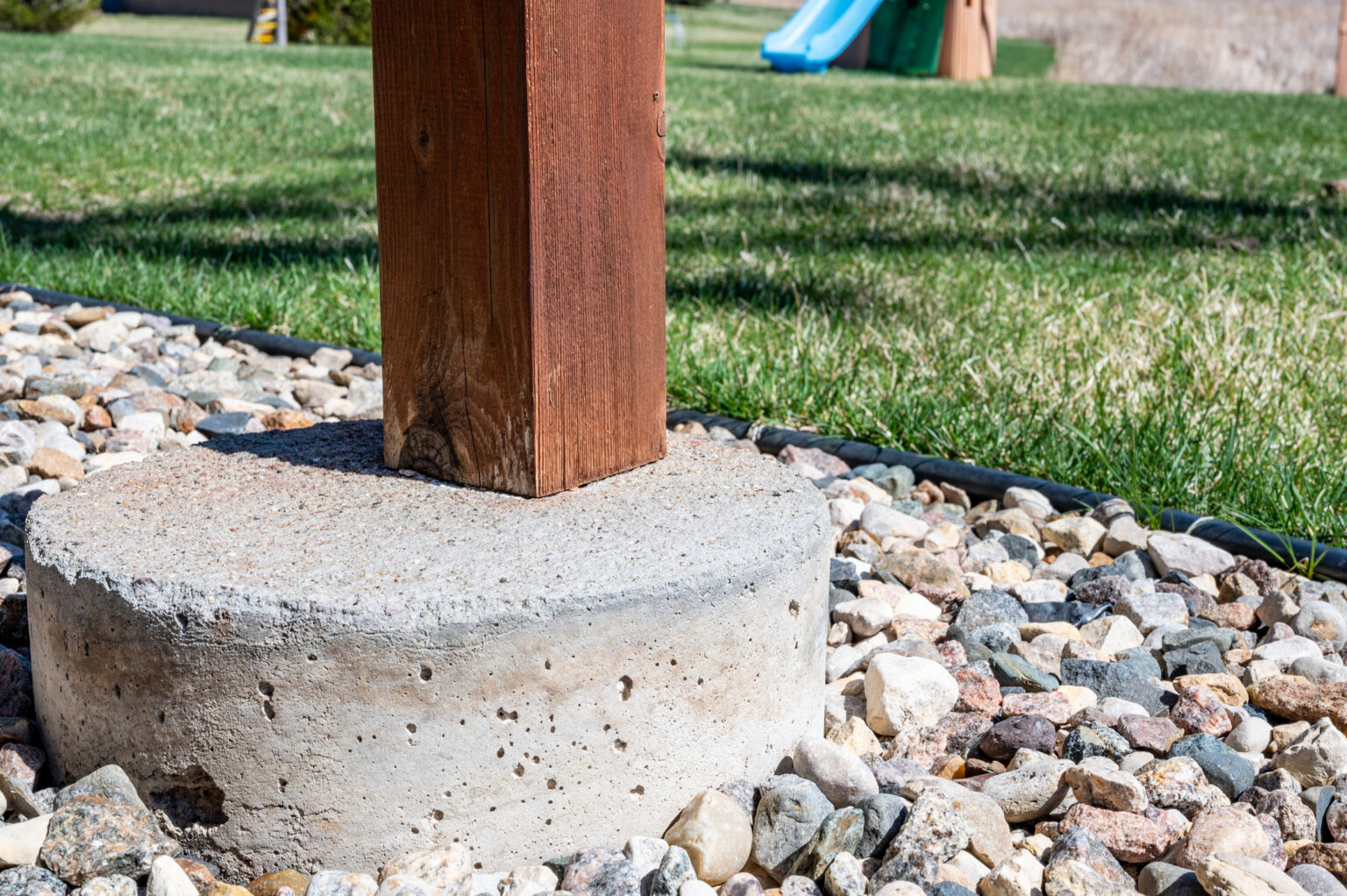 How to Use Concrete Deck Blocks for Deck Posts - Deck Joist, Beam & Rim ...