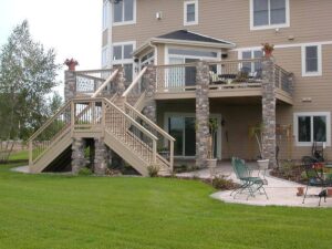 Backyard deck